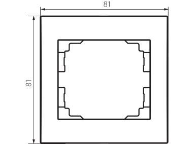 Zdjęcie: Ramka Logi x1 02-1460-002 MOWION