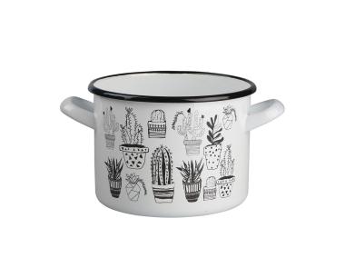 Zdjęcie: Garnek prosty Cactus White 4,8 L - 20 cm biały ALTOMDESIGN