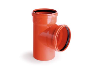 Zdjęcie: Trójnik kanalizacyjny KZ PVC 200/200 90 stopni PIPELIFE