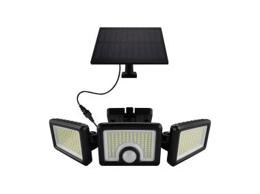 Zdjęcie: Naświetlacz solarny SMD Led z czujnikiem ruchu Salem 5 W CW czarny STRUHM