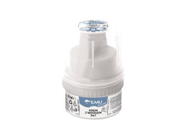 Zdjęcie: Krem z woskiem do butów 3w1 biały 50 ml EMU