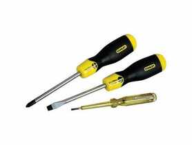 Wkrętaki Cushion Grip zestaw 3 szt. PŁ+PH+próbnik STANLEY