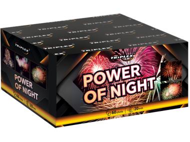 Zdjęcie: Wyrzutnia fajerwerków Power of Night  60 strzałów TRIPLEX