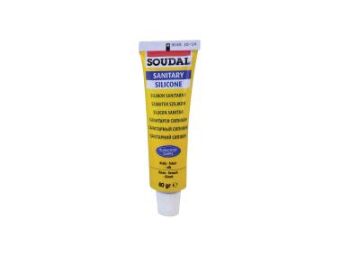 Zdjęcie: Silikon sanitarny tubka 60 g biały SOUDAL