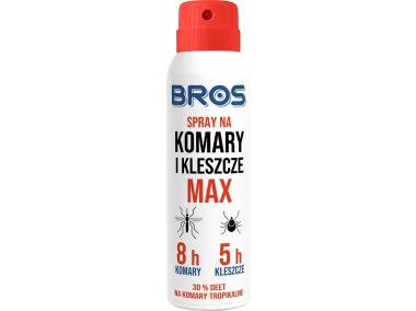 Zdjęcie: Spray na komary i kleszcze max 90 ml BROS