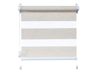 Zdjęcie: Roleta 46x140 cm Zebra III jasny brąz DECODESIGN