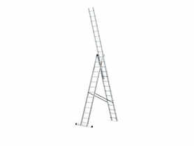 Drabina aluminiowa przemysłowa wielofunkcyjna 3x14 stopni Pro DRABEST