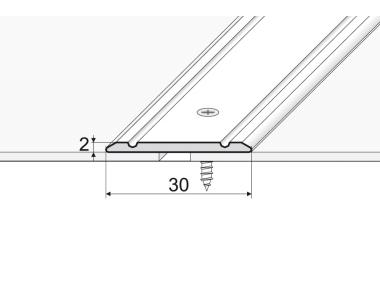 Zdjęcie: Listwa przypodłogowa A02 inox 180 cm EFFECTOR