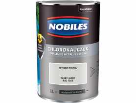 Farba emalia chlorokauczukowa 1 L szary jasny NOBILES