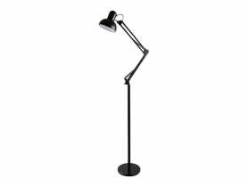 Lampa stojąca podłogowa Luwes II 182 cm, czarna ORNO