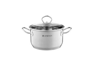 Zdjęcie: Garnek ze stali nierdzewnej Acero z pokrywką 18 cm - 2,8 L AMBITION