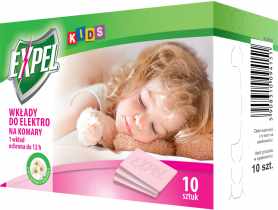 Wkłady do elektro na komary 10 szt. EXPEL KIDS