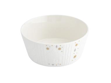 Zdjęcie: Miska salaterka porcelanowa świąteczna Zimowy Blask 14,5 cm ALTOMDESIGN