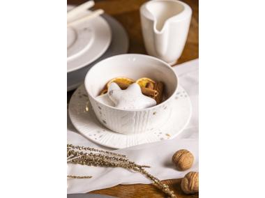 Zdjęcie: Miska salaterka porcelanowa świąteczna Zimowy Blask 14,5 cm ALTOMDESIGN
