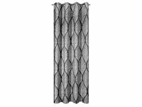 Zasłona gotowa Eloisa 140x250 cm czarny EUROFIRANY