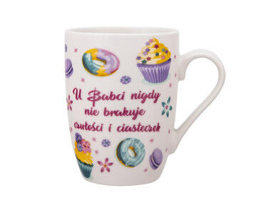 Zdjęcie: Kubek porcelanowy 320 ml i rękawica kuchenna 18x28 cm ALTOMDESIGN