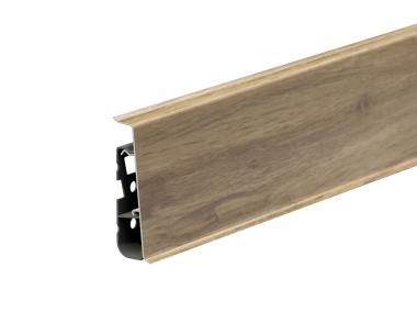 Zdjęcie: Listwa przypodłogowa PVC Hi Line Prestige 2,2x7,5 cm 2,50 m Marsylia Mat CEZAR