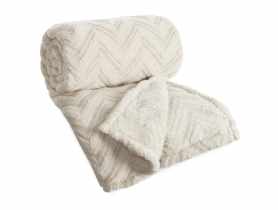 Koc Jodła 200x220 cm beżowy EUROFIRANY