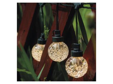 Zdjęcie: Łańcuch Party 20 LED, przeźroczyste, 7,6 m, ciepła biel, IP44 EMOS