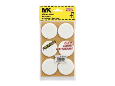 Zdjęcie: Podkładki filcowe premium fi 45 mm biały MK