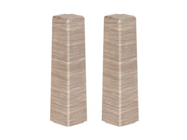 Zdjęcie: Zakończenia do listwy przypodłogowej Masterline narożnik zew. 1 kpl. 2 szt. Chalky brown Mat CEZAR