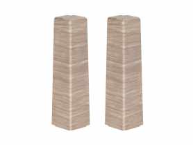 Zakończenia do listwy przypodłogowej Masterline narożnik zew. 1 kpl. 2 szt. Chalky brown Mat CEZAR