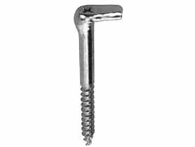 Haki wkręcane z nacięciem krzyżakowym ocynkowane 5,2x50 mm, 2 sztuki HSI