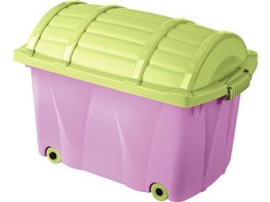 Zdjęcie: Pojemnik z kółkami Pirat-Box 49 L lilia-limonka DISNEY