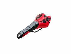 Siodełko rowerowe sportowe WHIM, czerwono-czarne BOTTARI