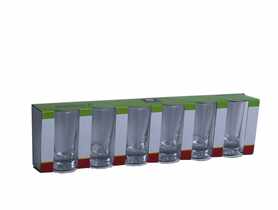 Kieliszki X 25 ml gładkie GLASMARK