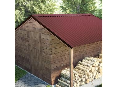 Zdjęcie: Kalenica bitumiczna Basic czerwona 1000 mm ROBELIT