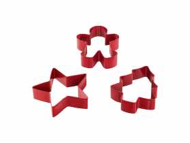 Komplet wykrawaczek 3 elementowy gwiazda NOEL