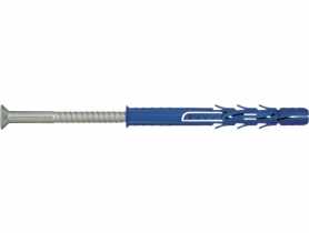 Kołek ramowy poliamidowy FF1 8x100 mm z lejkiem wkręt ocynk płatkowy, 50 sztuk RAWLPLUG