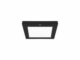 Plafoniera z czujnikiem ruchu Olgierd LED D MVS 18 W CCT kolor czarny STRUHM