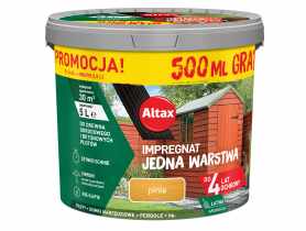 Impregnat Jedna Warstwa 4 lata, pinia 4,5 L + 0,5 L ALTAX