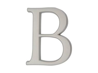 Zdjęcie: Litera aluminiowa "B" 105 mm srebrna METRO