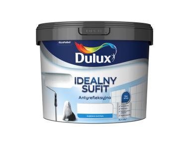 Zdjęcie: Farba sufitowa antyrefleksyjna 9 L biała DULUX