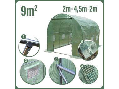 Zdjęcie: Tunel szklarniowy 2x4,5 m zielony 4IQ