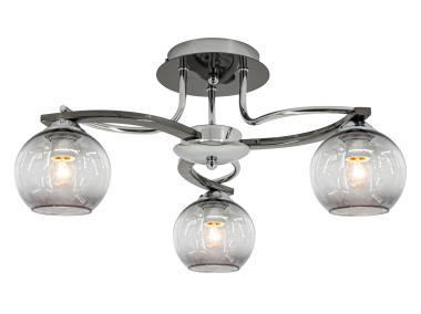 Zdjęcie: Lampa sufitowa 8912/3 chrom + grafit ELEM
