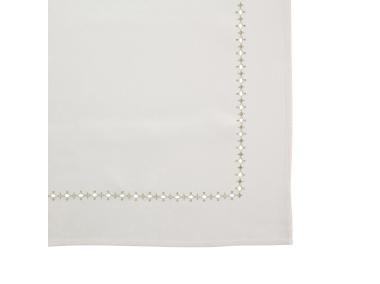 Zdjęcie: Obrus ecru ze złotą dekoracją 140x170 cm ALTOMDESIGN