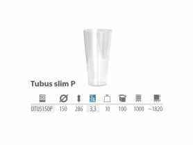 Doniczka Tubus Slimp 15 cm PROSPERPLAST