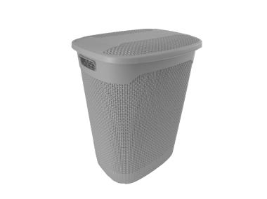 Zdjęcie: Kosz na pranie Thore 60 L szary KEEEPER