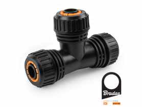 Trójnik do połączenia węża 3/4" Black Line BRADAS