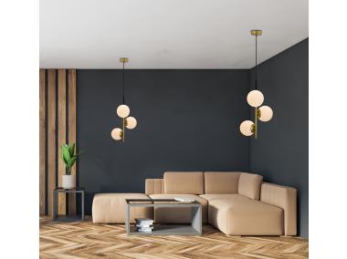 Zdjęcie: Lampa wisząca Duo matowe złoto CANDELLUX