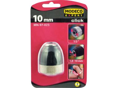 Zdjęcie: Uchwyt wiertarski 13 mm 1/2 bezkluczykowy click - blister - MODECO EXPERT