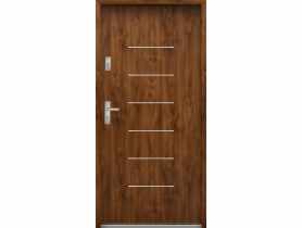 Drzwi wejściowe do mieszkań Bastion A-39 Dąb złoty 90 cm prawe ODO KR CENTER