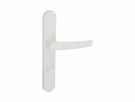 Klamka lak 72 WC biała METRO