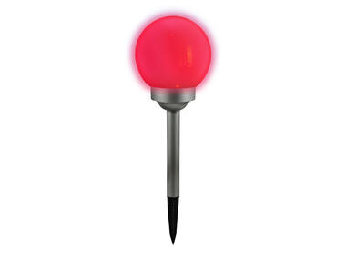 Zdjęcie: Lampka solarna kula 15 cm mleczna POLUX