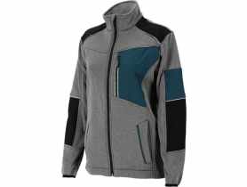Bluza damska szaro-czarna-turkus, M, CE, LAHTI PRO