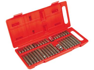 Zdjęcie: Końcówki wkrętakowe Spline, Torx, sześciokątne, zestaw 40 sztuk TOP TOOLS